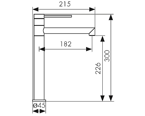 Смеситель для раковины Kaiser Vita 43111 Хром