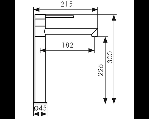Смеситель для раковины Kaiser Vita 43111 Хром
