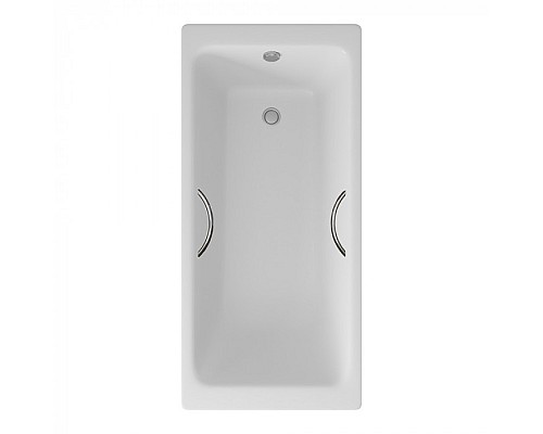 Ванна чугунная Delice Parallel 170х70 с ручками Ванна чугунная Delice Parallel 170х70 с ручками