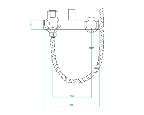 Душевая система RGW Shower Panels SP-31B 51140131-04 Черная матовая