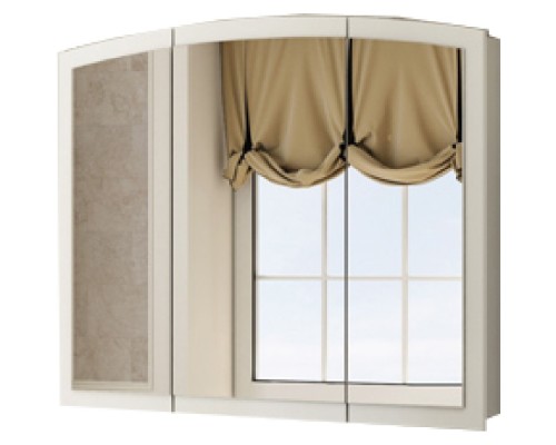 Зеркальный шкаф Comforty Палини 100 00004147994 Белый глянец