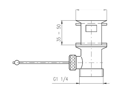 Донный клапан Rav Slezak MD0013 Хром