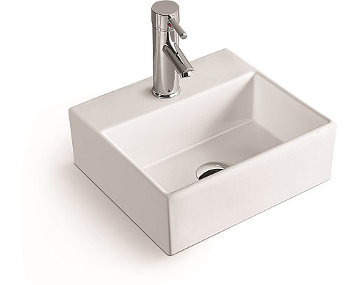 Раковина керамическая накладная и подвесная SantiLine SL-2001