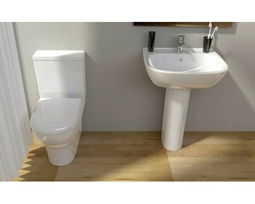 Унитаз компакт VitrA Zentrum 9012B003-7204 с сиденьем микролифтом 60 см
