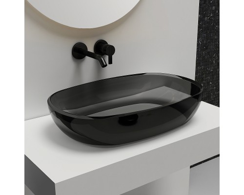 Раковина-чаша Abber Kristall 60 AT2805Onyx Черная