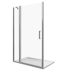 Душевая дверь Good Door Fantasy 130 WTW-130-C-CH профиль Хром стекло прозрачное