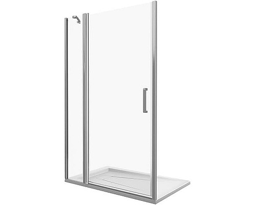 Душевая дверь Good Door Fantasy 130 WTW-130-C-CH профиль Хром стекло прозрачное