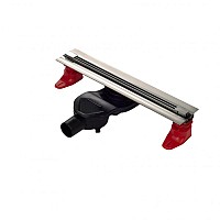 Душевой лоток BERGES SUPER Slim 600 матовый хром боковой