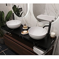 Столешница прямая Armadi Art Flat NERO MARQUINA 1410x460x70