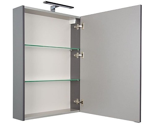 Зеркало-шкаф Aquanet Алвита 60 серый антрацит