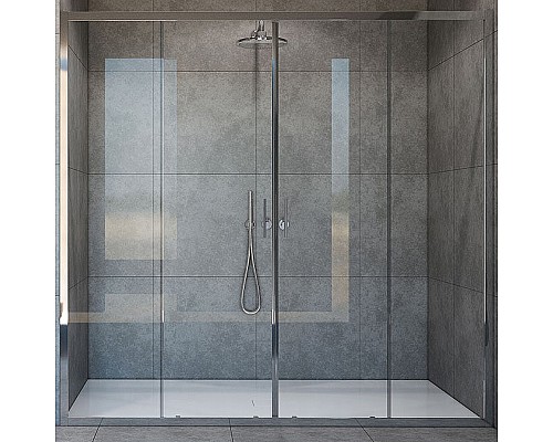 Душевая дверь Vincea Garda 190 VDS-1G2190CL профиль Хром стекло прозрачное