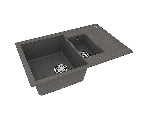 Кухонная мойка Lemark Ramza 760 9910041 Серый шелк Кухонная мойка Lemark Ramza 760 9910041 Серый шелк
