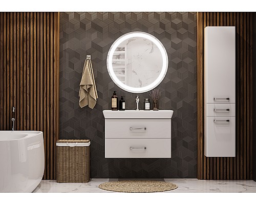 Зеркало Aquaton Анелло 75 1A260702AK010 с подсветкой с сенсорным выключателем и подогревом