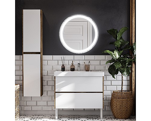 Зеркало Aquaton Анелло 75 1A260702AK010 с подсветкой с сенсорным выключателем и подогревом