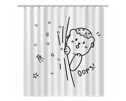 Шторка для ванной Fixsen Teddy Oops FX-2505