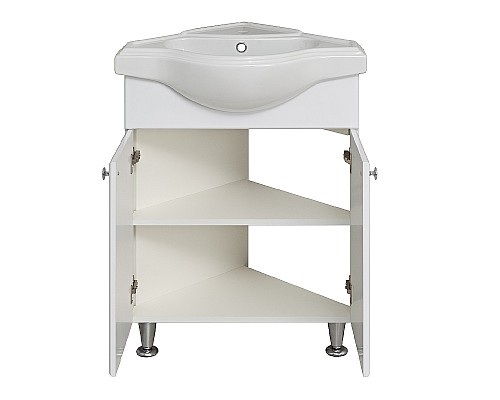 Тумба под раковину Runo КЛАССИК 65 УТ000004162 угловая