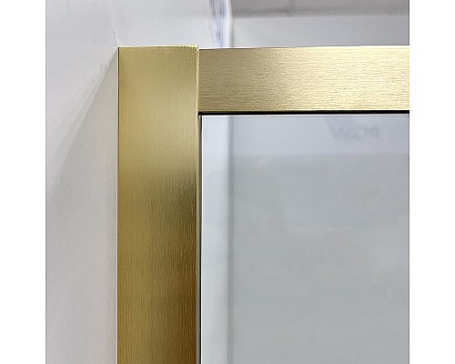 Душевая перегородка RGW Walk In WA-12G 90 32101290-16 профиль Золото стекло прозрачное