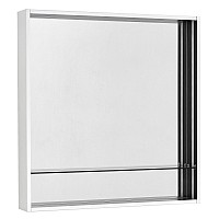 Зеркальный шкаф Ривьера 60 белый матовый Aquaton 1A238902RVX20