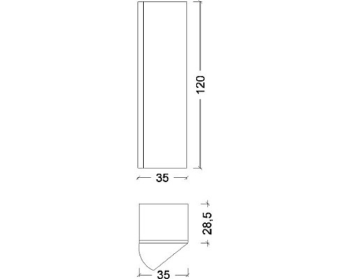 Пенал Armadi Art 120 VALLESSI 836-L Пенал Armadi Art 120 VALLESSI 836-L