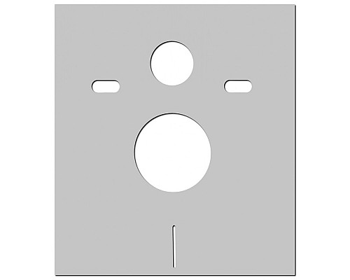 Инсталляция Berges Atom 410 040341 для унитаза с Белой Хром глянец клавишей смыва