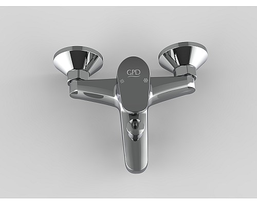 Смеситель для ванны GPD Florus MBB170 Хром