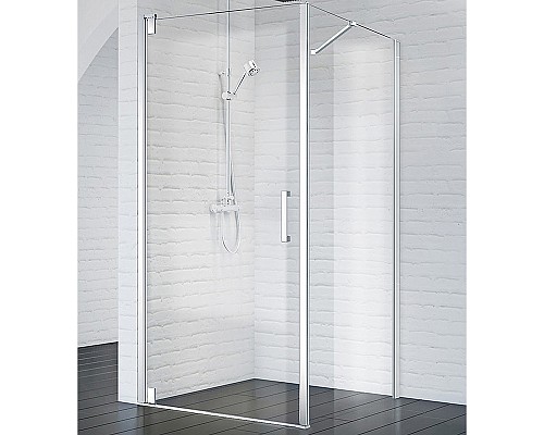 Душевой уголок BelBagno Marmi 90x90 MARMI-A-1-90-C-Cr профиль Хром стекло прозрачное