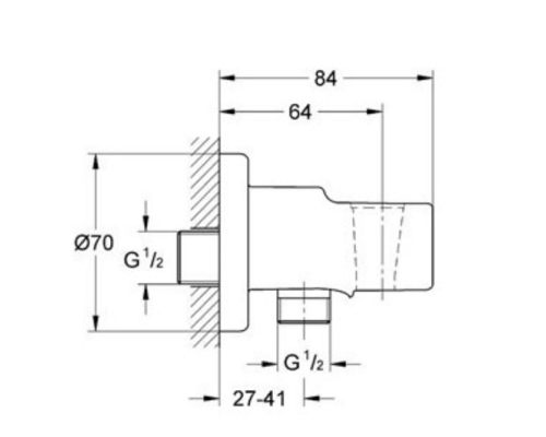 Готовое решение Grohe для гигиенического душа 124434