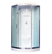 Душевая кабина Royal Bath НК 100x100 стекло прозрачное задняя стенка Белая
