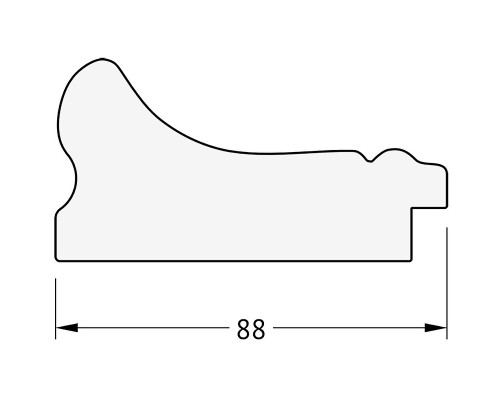 Зеркало Evoform Exclusive-G 74х56 BY 4020 с гравировкой в багетной раме - Хамелеон 88 мм