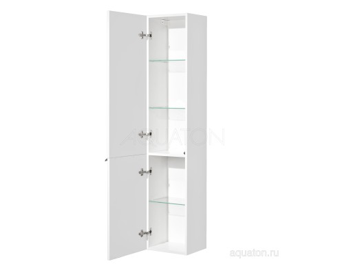 Шкаф - колонна Беверли левая белый Aquaton 1A235403BV01L