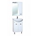 Зеркало со шкафом Bellezza Классик 50 R 4611906001013 с подсветкой Белое