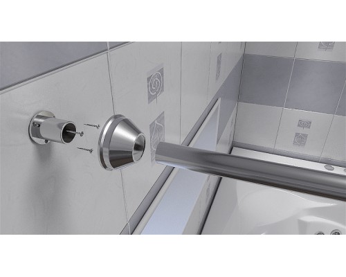 Карниз для ванны Bas 150 Хром