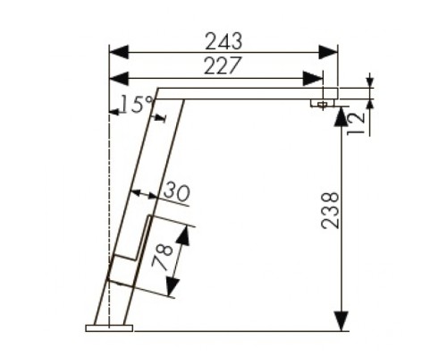Смеситель для кухонной мойки KAISER Vico 30144-5