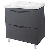 Тумба под раковину Bellezza Санриса 60 4630109660360 Серебро