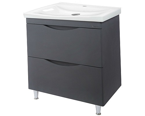 Тумба под раковину Bellezza Санриса 60 4630109660360 Серебро