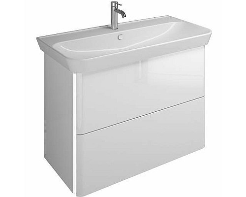 Тумба с раковиной Burgbad Iveo 100 SFEY100F2833G0169C0001*1 подвесная Белая глянцевая Тумба с раковиной Burgbad Iveo 100 SFEY100F2833G0169C0001*1 подвесная Белая глянцевая