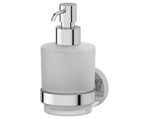 Держатель с дозатором жидкого мыла (матовое стекло; хром) Artwelle HAR 015