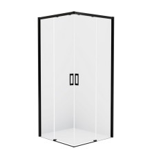 Душевое ограждение NEW TRENDY PRIME BLACK 90x100x200 (черный)