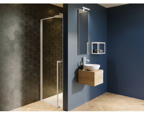 Душевая дверь Riho Lucid GD101 80 G005001121 (GD108B000) профиль Черный стекло прозрачное