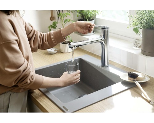 Смеситель для кухни Hansgrohe Zesis M33 Черный матовый
