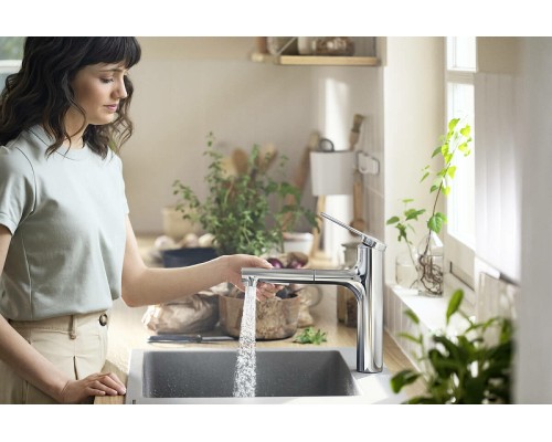 Смеситель для кухни Hansgrohe Zesis M33 Черный матовый