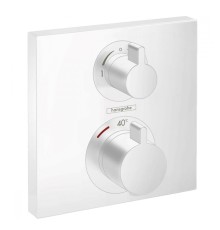 Смеситель Hansgrohe Ecostat Square белый матовый