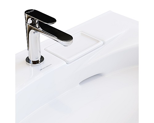 Раковина Kerama Marazzi RIVA мебельная с крепежом 80, белая глянцевая Раковина Kerama Marazzi RIVA мебельная с крепежом 80, белая глянцевая