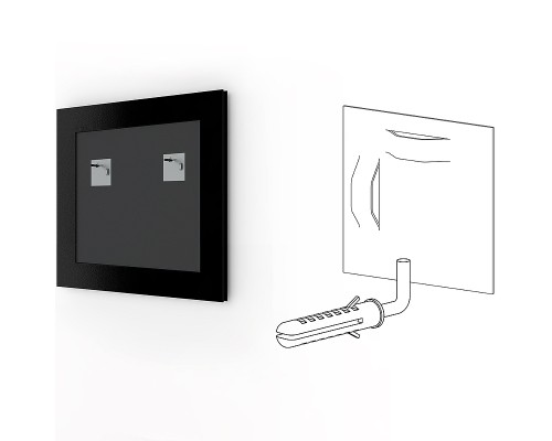 Зеркало Evoform Definite 58х58 BY 0606 в багетной раме - Витое золото 28 мм