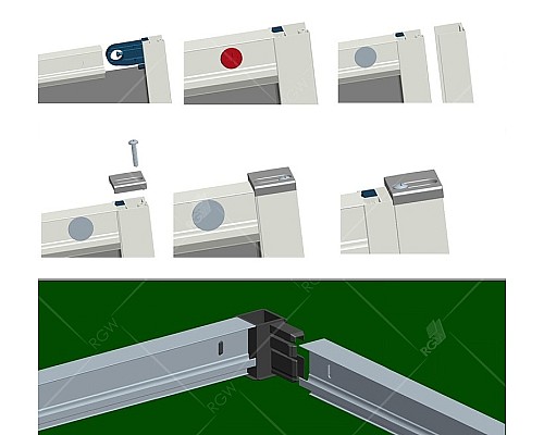 Душевой уголок RGW Classic CL-48B 150x90 32094895-014 Черный матовый