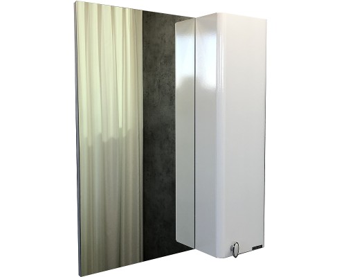 Зеркальный шкаф Comforty Неаполь 65 00004148728 Белый глянец