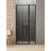 Душевая дверь NEW TRENDY NEW SOLEO BLACK одинарные 90x195 (черный)