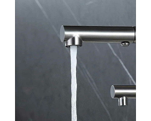 Смеситель для кухни ZorG Inox SZR-3216 Нержавеющая сталь