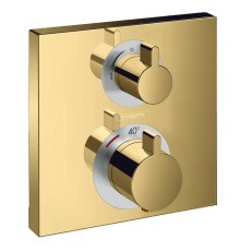 Смеситель Hansgrohe Ecostat Square золото 15714990