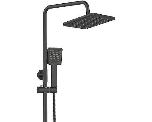 Душевая система Agger Brilliant A0394444 Черная матовая